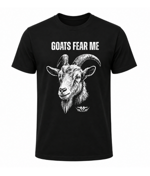 Goats Fear Me Printed Tee