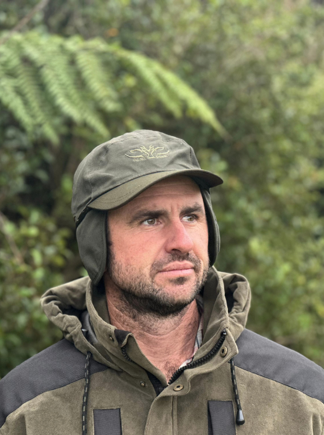 Kaituna Cap outdoor accessories NZ - side detail