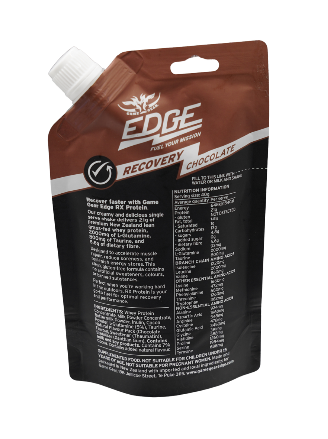 Recovery RX Protein Shake - Game Gear NZ