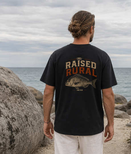 Raised Rural Snapper Printed Tee