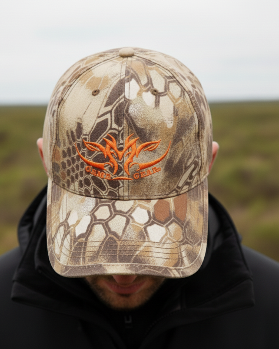 Brown Mamba Cap outdoor accessories NZ - back view