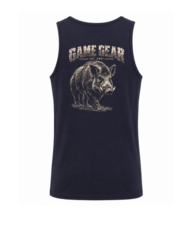 Tussock Boar Printed Singlet 5XL