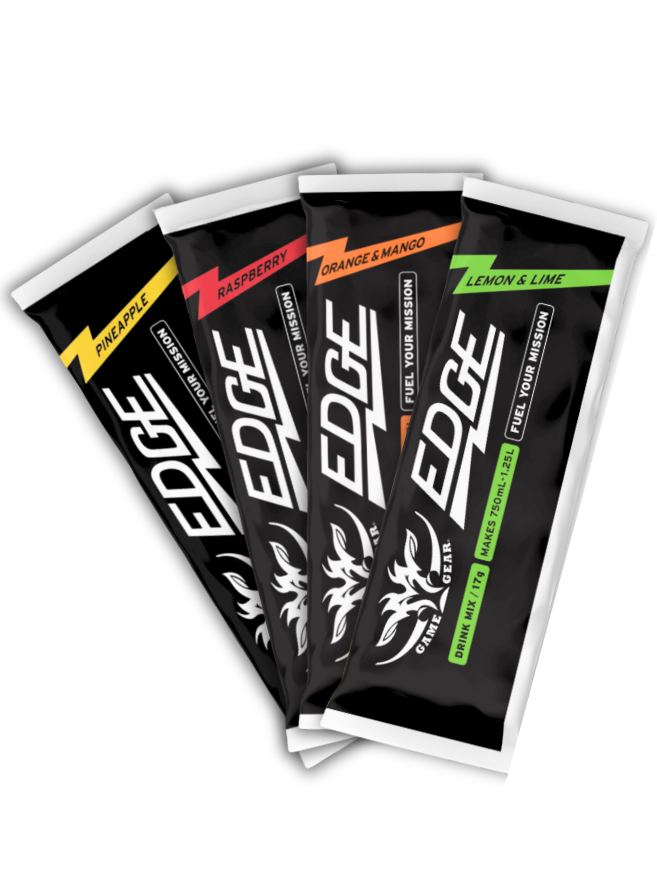 Game Gear Edge Hydration Powder - front view by Game Gear NZ