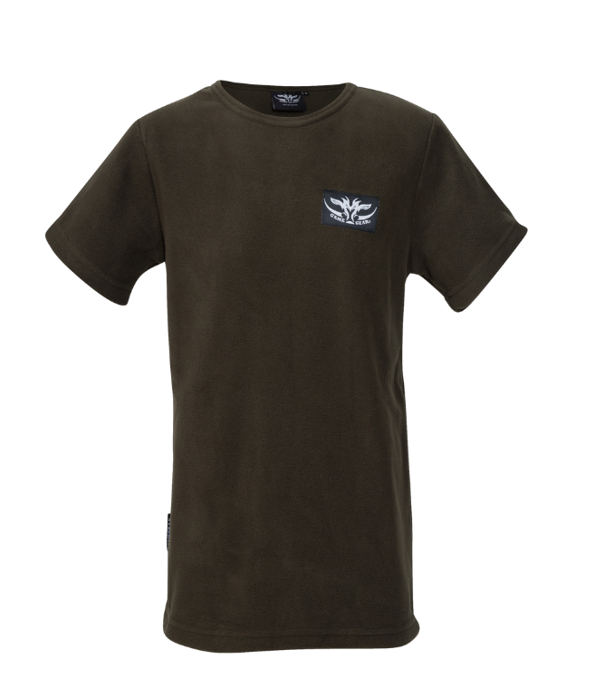 Kids Fleece Tee Olive by Game Gear NZ