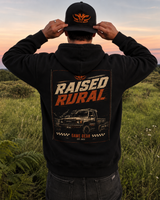 Raised Rural Ute Printed Hoodie