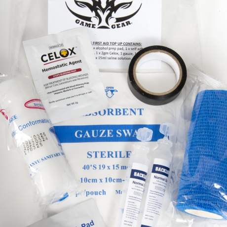 First Aid Top Up Kit pig dog gear - back view