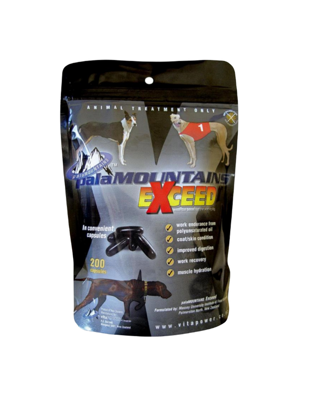 Exceed Dog Vitamins pig dog gear NZ - front view by Game Gear NZ